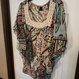 Bohemian Print Women's Top